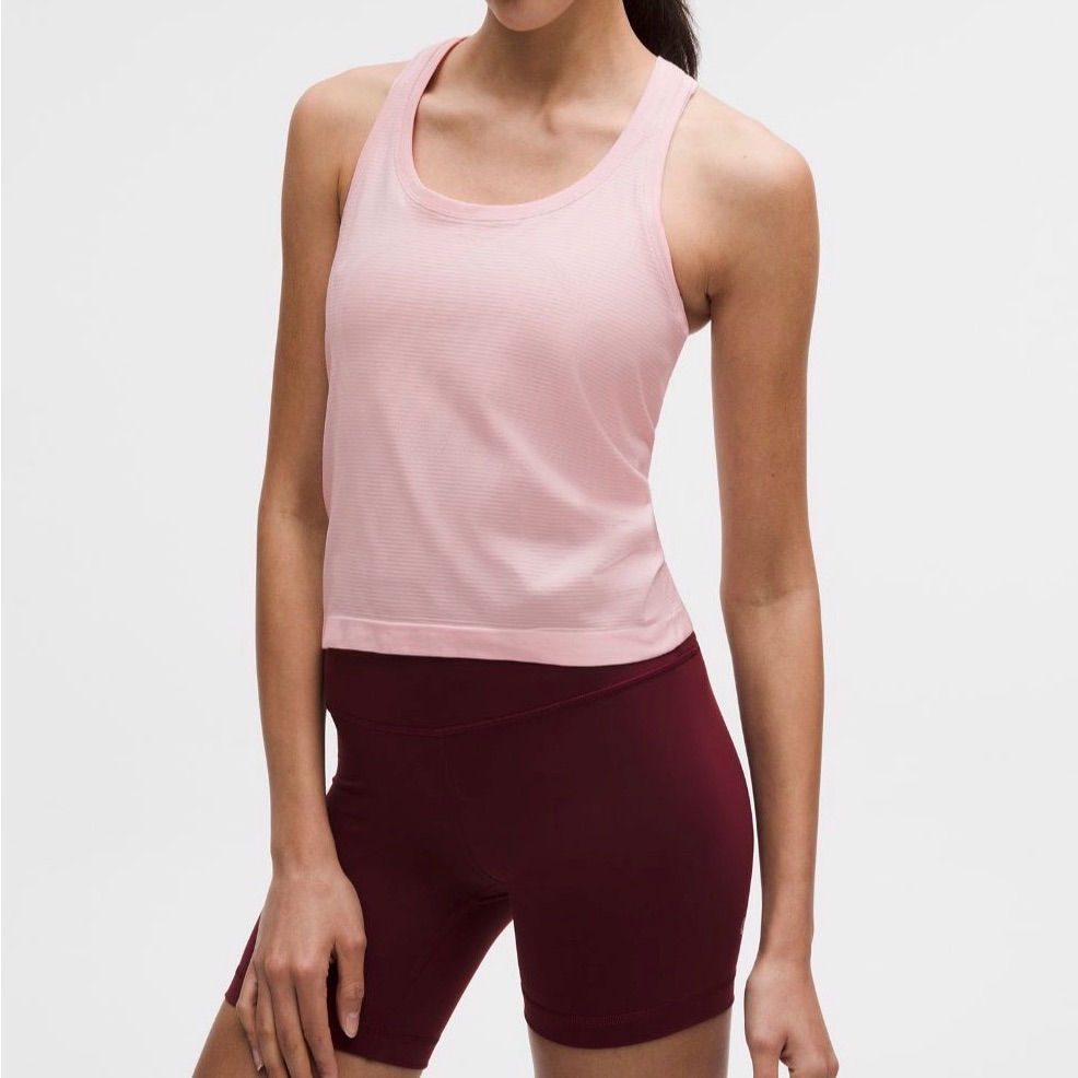 Lululemon Women’s Swiftly Tech Racerback 2.0 Light Pink Tank Top Size 6